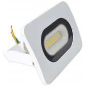 SMD LED reflektor, bel 20W, 3000K, IP65, 220-240V AC, 1400lm, EEI=G
