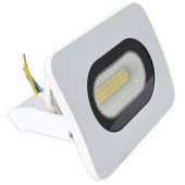 SMD LED reflektor, bel 20W, 3000K, IP65, 220-240V AC, 1400lm, EEI=G