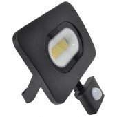SMD LED reflektor s senzorjem gibanja, črn 220-240V, 30W, 4000K, IP65, 2700lm, EEI=F, 120°, 10s-7min, 3-10m