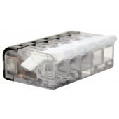 Hitra sponka brez vijakov, odpiralna, prozorna 0,2-4mm2, 32A, 450VAC 5P