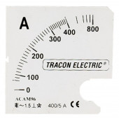 Plošča s skalami za vrstni voltmeter tipa DCVMS-X/75 0 - 30 A