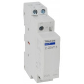 Kontaktor 230V AC 50Hz, 1P, 1×NO+1×NC, AC1/AC7a 25A