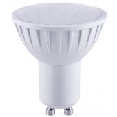 SMD LED spot žarnica, prozorno steklo 230 V, 50 Hz, GU10, 7 W, 450 lm, 4000 K, 120°, EEI=G