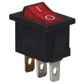 Ročno stikalo, ON-OF, rdeče, 250V AC, 16(6)A