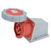 Industrijska vtičnica, zidna, 32A, 400V, 3P+E, IP67