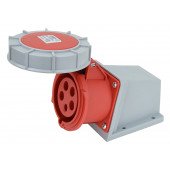 Industrijska vtičnica, zidna, 32A, 400V, 3P+N+E, IP67