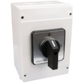 Grebenasto stikalo z ohišjem, ON-OFF 400V, 125A, 4P, 30kW, 88×88mm, 90°, IP65