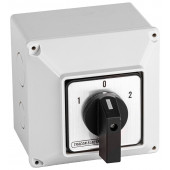 Grebenasto stikalo z ohišjem, 4P, 32 A, 400 V, ON-OF, 60°, IP 44