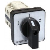 Grebenasto stikalo, 2x4P, 20 A, 400 V, (0-1-2), 60°