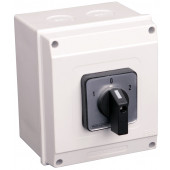 Direktno motorsko stikalo z ohišjem in direktnim smernim preklopnikom 1-0-2 400V, 25A, 3kW, 48×48mm, IP65