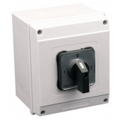 Grebenasto stikalo z ohišjem, (1-0-2) 400V, 25A, 2×4P, 7,5kW, 48×48mm, 90°, IP65