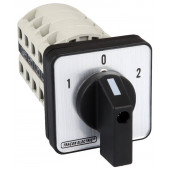 Grebenasto stikalo, 2x4P, 32 A, 400 V, (1-0-2), 60°