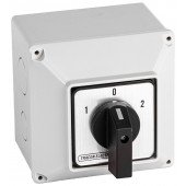 Grebenasto stikalo z ohišjem, 4P, 32 A, 400 V, ON-OF, 60°, IP 44
