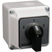 Motorsko stikalo Dahlander z ohišjem 400V, 32A, 11kW, 64×64mm, IP65