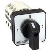 Grebenasto stikalo, 2x3P, 25A, 400V, (1-0-2), 90°