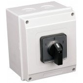 Grebenasto stikalo z ohišjem, (1-0-2) 400V, 63A, 2×3P, 18,5kW, 64×64mm, 90°, IP65