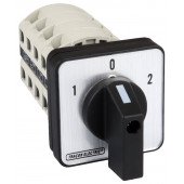 Grebenasto stikalo, 2x4P, 63 A, 400 V, (1-0-2), 60°