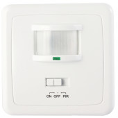 Senzor gibanja, podometni, bel 230V,300W, 160°, 3-2000lux, 10s-7min