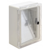 Plastična razdelilna omara, prozorna vrata L×W×H=330×250×130mm, IP65, IK08, 1000V AC/DC, RAL7035