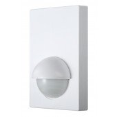 Senzor gibanja, stenski, ploščati, bel 230V, 180°, 1-12 m, 10 s-7 min, 3-2000lux, IP44