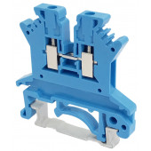 Industrijska vrstna sponka - ničelni vodnik, vijačna, modra 500V 17.5A 0.14-1.5 mm2