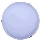 Plafonjera UFO, stropna, bela, 2x60 W, 2xE27, 300 mm