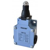 Pozicijsko stikalo, s koleščkom, s kovinskim ohišjem 1xNO+1xNC, 3A/250V AC, IP65