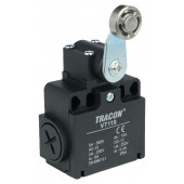 Pozicijsko stikalo, z nihalno palico in koleščkom 1xNO+1xNC, 3A/250V AC, 28mm, IP65