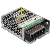 LED gonilnik/napajalnik-kovinsko ohišje 90-264VAC/12VDC, 25W, 0-2,1A, IP20