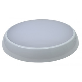 Nadometna LED svetilka-zaščitena, senzor, nastavljiva barv. temperatura 230VAC, 16W, 1600lm, 3000/4000/6500K, 1-8m, 10s-12m, IP54