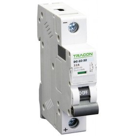 Enosmerni (DC) odklopnik za sisteme PV, 1 polni, C kar. 10A, 220V DC