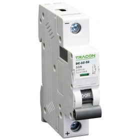 Enosmerni (DC) odklopnik za sisteme PV, 1 polni, C kar. 63A, 220V DC
