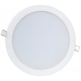 Vgradna LED kompaktna svetilka, okrogla 230VAC, 24W, 4000K, 2100lm. IP20, EEI=F