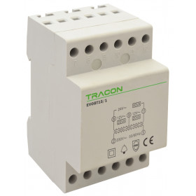 Varnostni transformator-vrstni signalni zvonec 230V/12-24V AC, Psmax.:24VA, Is:1,15A
