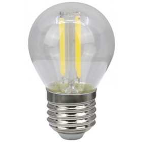 COG LED žarnica, bučka, prozorno steklo 230 VAC, E27, 4W, 470 lm, G45, 4000K, EEI=E