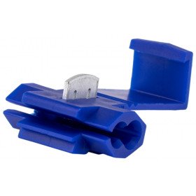 Nožasta faston spojka 1,5-2,5mm2, 20 A, modra