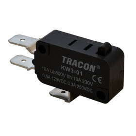 Pozicijsko stikalo, mikro, odbojno 10(3)A / 250V AC, 6,3x0,8 mm, IP00