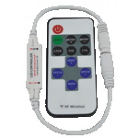 LED RGB regulator z daljincem, mini 5-24 VDC, 12 A