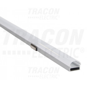 Aluminijasti profil za LED trakove, zunanja pritrditev W=10mm