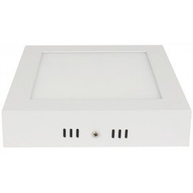 Nadometna LED svetilka, kvadratna, bela 220-240 VAC; 12 W; 800 lm; 170×170×35mm, 4000K; IP40, EEI=G