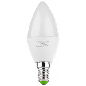 LED žarnica v obliki sveče, mlečno steklo 230VAC, 5 W, 2700 K, E14, 370 lm, 250°