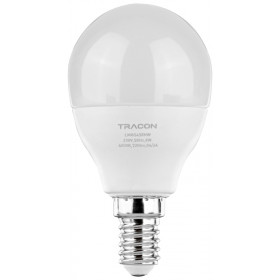 LED žarnica, bučka s čipom SAMSUNG 230V, 50Hz, 8W, 4000K, E14, 600 lm, 180°, G45, EEI=F