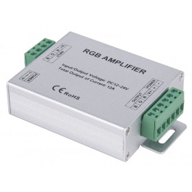 Ojačevalnik signala za RGB LED trakove 12-24 VDC, 12A