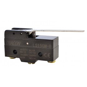 Pozicijsko stikalo, z vzmetno palico 1×CO, 15A/250V AC, 49mm, IP00