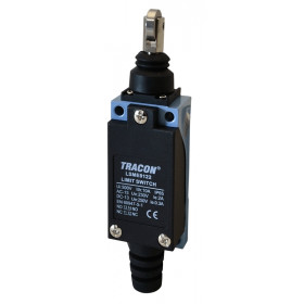 Pozicijsko stikalo, z odbojnikom in koleščkom 1xNO+1xNC, 5A/250V AC, 90°, IP54