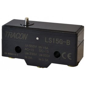 Pozicijsko stikalo, odbojno 1×CO, 15A/250V AC, IP00