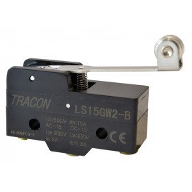 Pozicijsko stikalo, z vzmetno palico-s koleščkom 1×CO, 15A/250V AC, 35mm, IP00