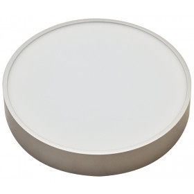 LED notranja stenska svetilka z srebrnim robom 100-240 V, 50 Hz, 8 W, 600 lm, 3000 K, EEI=G