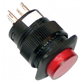 Mini signalna svetilna tipka 1Z, 110V AC rdeča