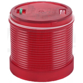 Barvno opozorilni stebriček, rdeči, za zvočno podnožje 230V AC, IP65